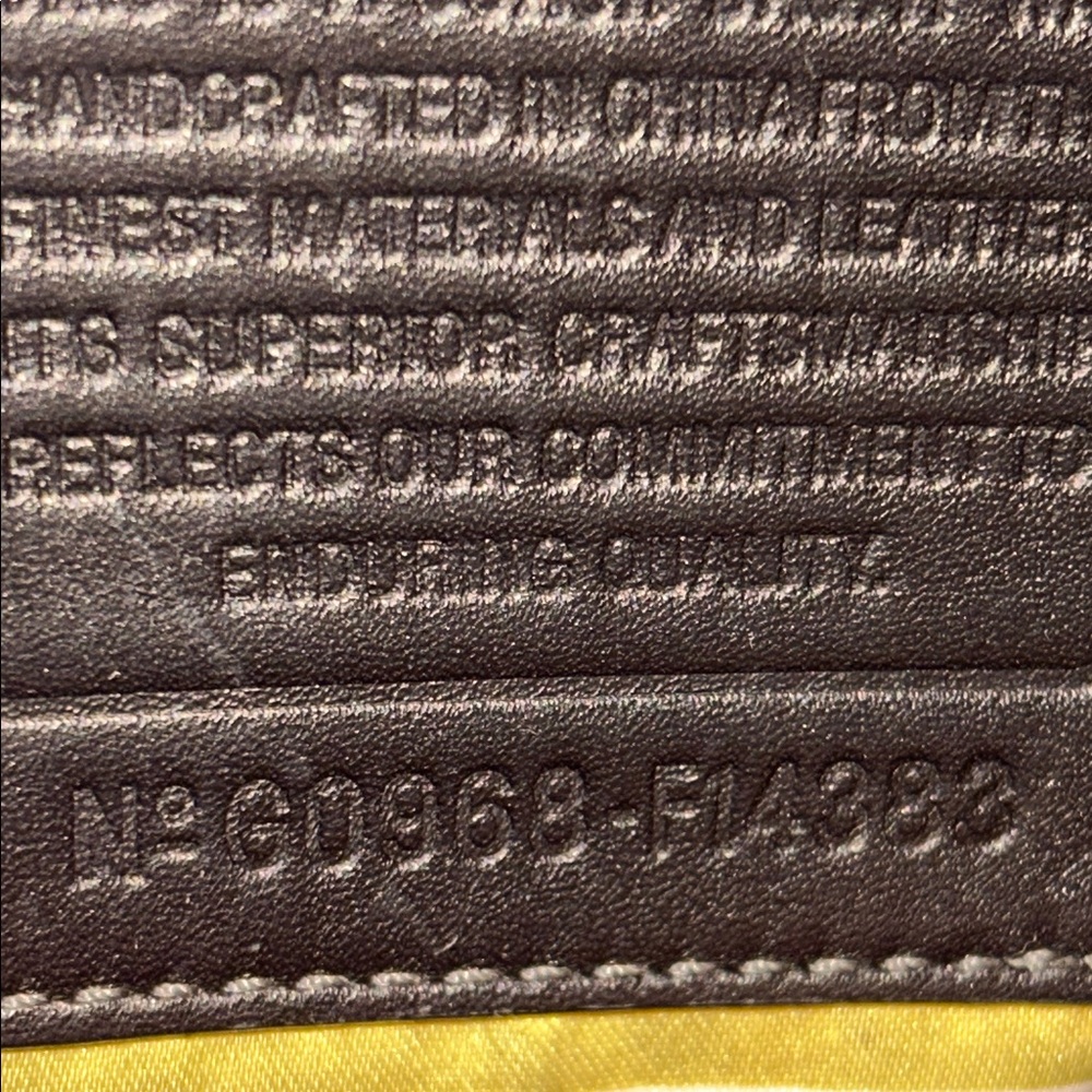 Coach Legacy Stripe Bleeker Black Leather Tote - Picture 17 of 17